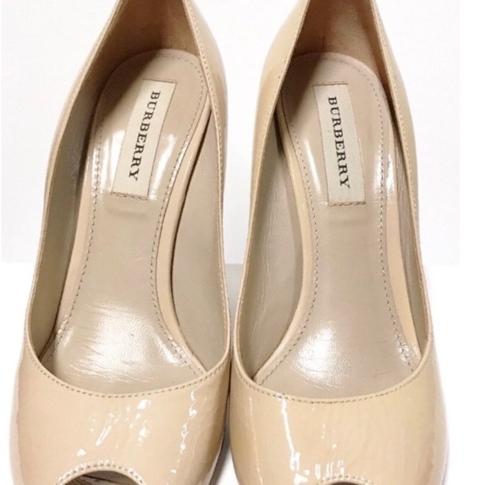 SOLD BURBERRY Patent Leather Pumps - Picture 5 of 7